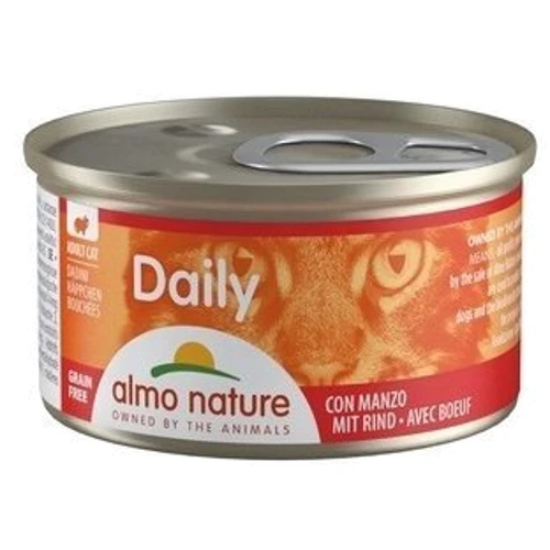 Almo Nature Adult Cat Daily Mousse з яловичиною 85 г