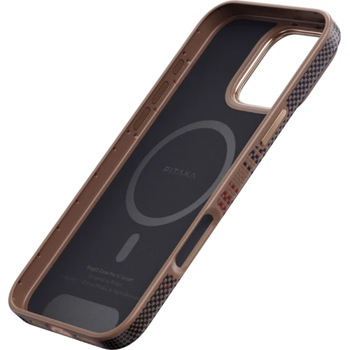 Чохол для iPhone Pitaka Military-Grade Protective Case Sunset (KI1601PPSUM) для iPhone 16 Pro Max: Колір коричневий
