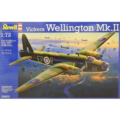 Модель Revell Двухмоторный бомбардировщик Vickers Wellington Mk.II 1:72 (4903)