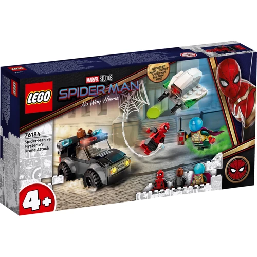 Конструктор LEGO Super Heroes Marvel Человек-паук против атаки дронов Мистерио (76184)