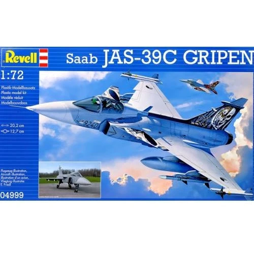 Модель Revell Багатоцільовий винищувач Saab JAS 39C Gripen 1:72 (4999)