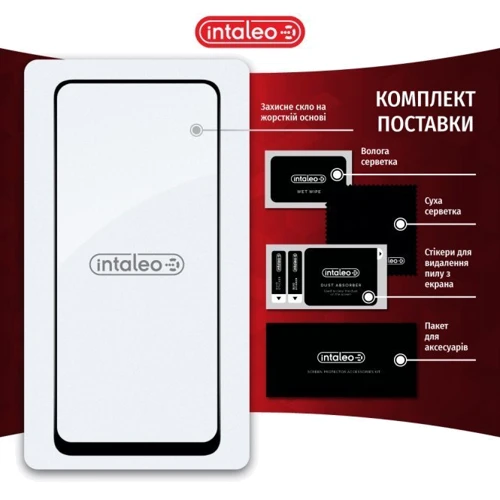 Аксессуар для смартфона Intaleo Tempered Glass Full Glue Black for Oppo A78 фото 7