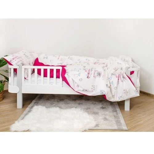 Постельный комплект 4 эл. Twins Paris полуторный 1155-TPP-08 розовый