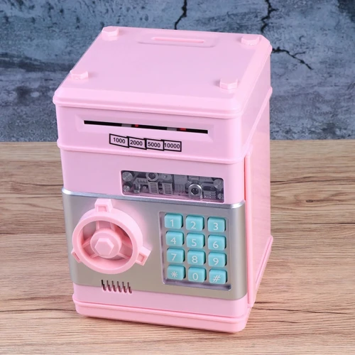 Игрушечный сейф-копилка UFT Cashbox Pink музыкальный с электронным купюроприемником (UFTCashboxPink) фото 5