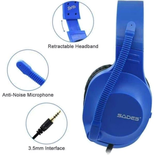 Наушники Sades SA-721 Spirits Blue (sa721blj) фото 6