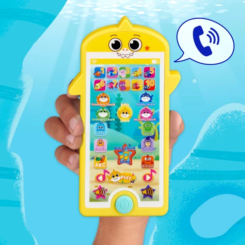 Интерактивная игрушка Baby Shark серии Big show - Мини-планшет (61445): Материал Пластмасса
