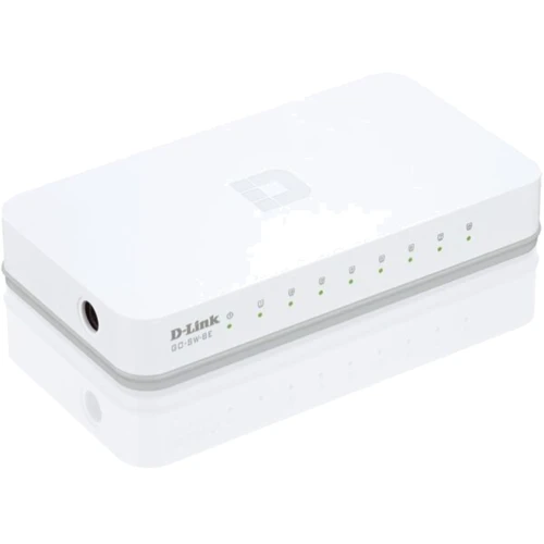 Мережевий комутатор D-Link GO-SW-8E/E: Порти только Fast Ethernet (10/100)