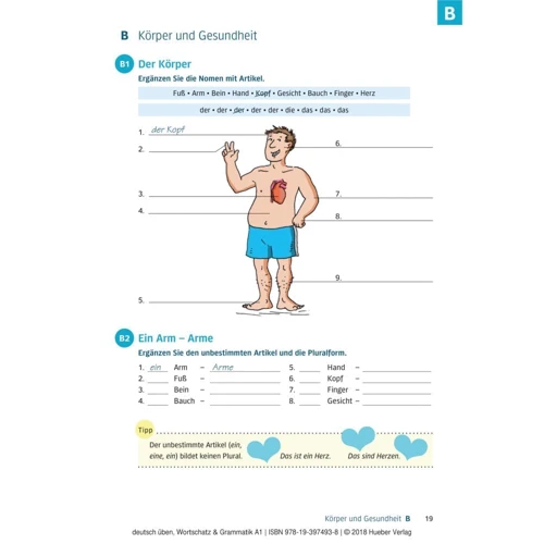 Deutsch üben: Wortschatz und Grammatik A1: Производитель Hueber