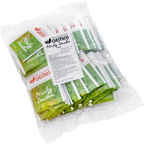 Чай Gemini зелёный Tea Collection Minty Sencha пакетированный 50х1.5 г (4820156430690)