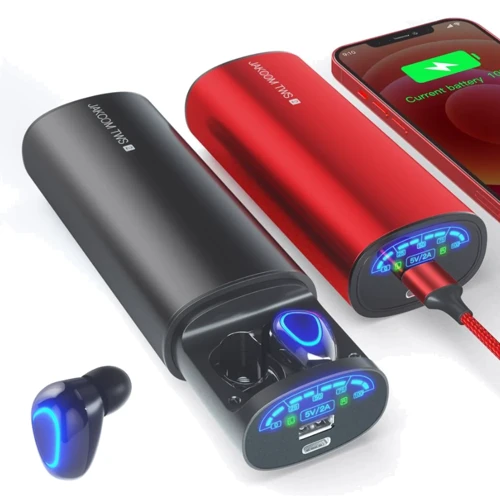 Наушники Jakcom TWS2 True Wireless Earphone Power Bank 2in1 Black: Тип крепления без креплений