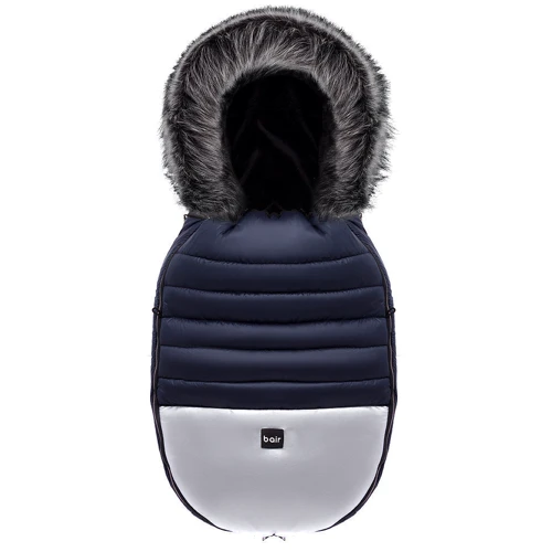 Зимний конверт Bair Polar premium темно-синий - серебро кожа (623442): Производитель Bair