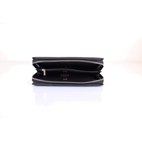 Чоловічий гаманець ST Leather Accessories чорний (NST128-black): Матеріал Натуральна шкіра