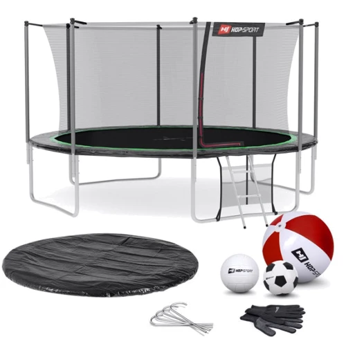 

Hop-Sport 14ft black/green черно-зеленый с внутренней сеткой 427 см