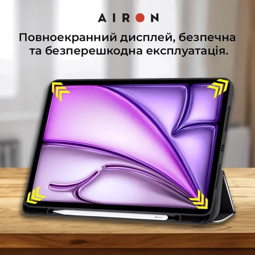 Аксессуар для iPad AirOn Premium SOFT Case Black for iPad Air 13 (2024 / 2025) фото 9