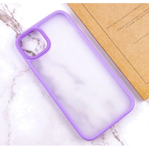 Чехол для iPhone Mobile Case TPU+PC Metal Buttons Lilac for iPhone 14 Plus: Тип чехла накладка на заднюю часть