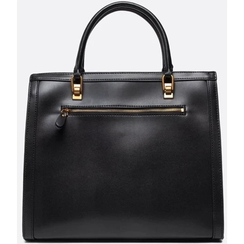 Женская сумка тоут GUESS ABEY ELITE TOTE черная (HWVB8558230-BLA): Материал Искусственная кожа