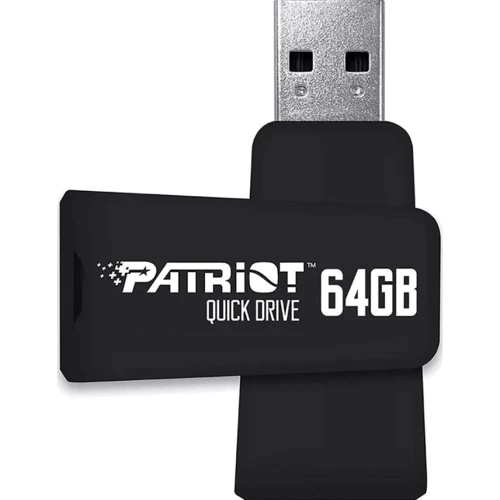 USB-флешка Patriot 64GB Color Quick Drive USB 3.1 Black (PSF64GQDBK3USB)