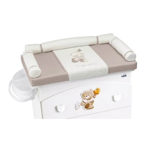 Пеленальный матрасик Cam Orso, 75х50 см, бежевый с белым (G247): Производитель Cam