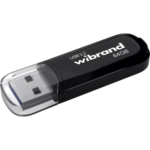 USB-флешка Wibrand 64GB Marten USB 3.2 Gen1 Black (WI3.2/MA64P10B)