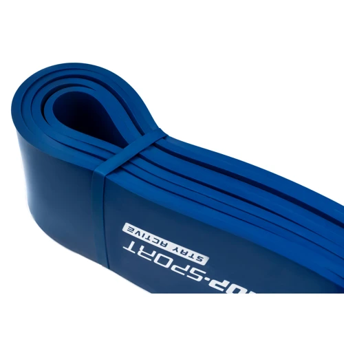 Эспандер Hop-Sport Резинка для фитнеса 28-80 кг синяя (HS-L064RR) фото 9