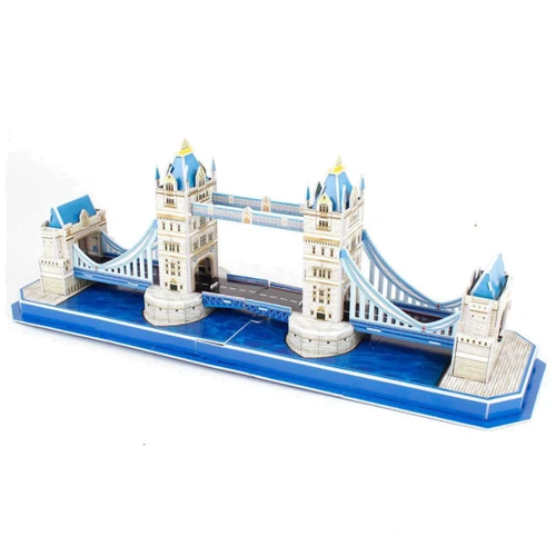 Трехмерная головоломка-конструктор CubicFun Тауэрский мост (C238h) фото 1