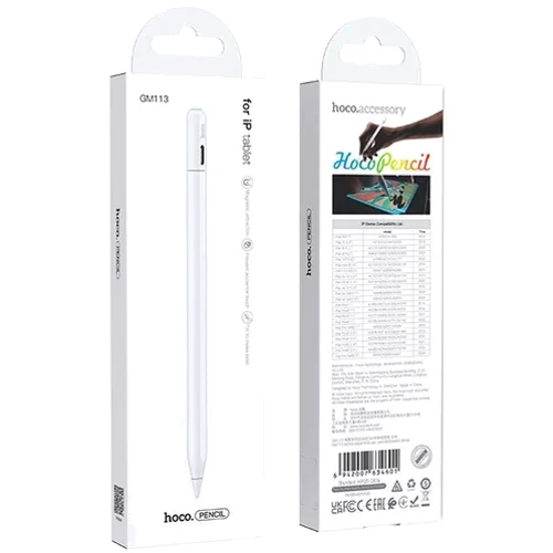 Стилус Hoco GM113 Active Capacitive Pen White фото 7