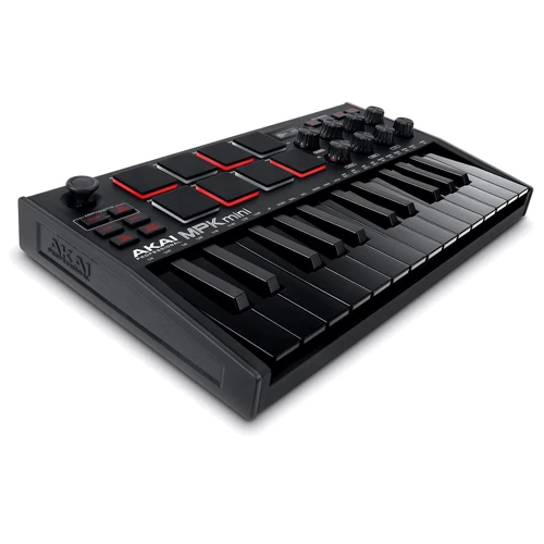 MIDI клавіатура Akai MPK Mini MK3 Black (230876): Механіка динамічна