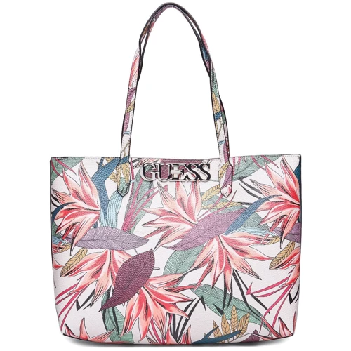 Женская сумка тоут Guess Uptown Chic разноцветная (HWPF7301230-PMM): Тип ручки С двумя ручками, Длинная ручка