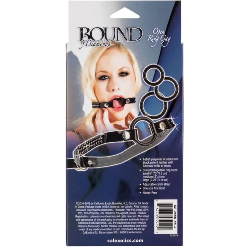 Кляп кільце CalExotics Bound By Diamonds Open Ring Gag