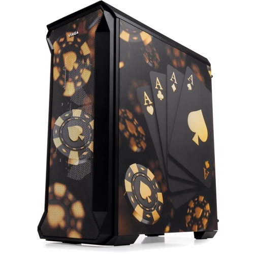Корпус Vinga Tank Poker aces (01230011787): Типоразмер Midi-Tower