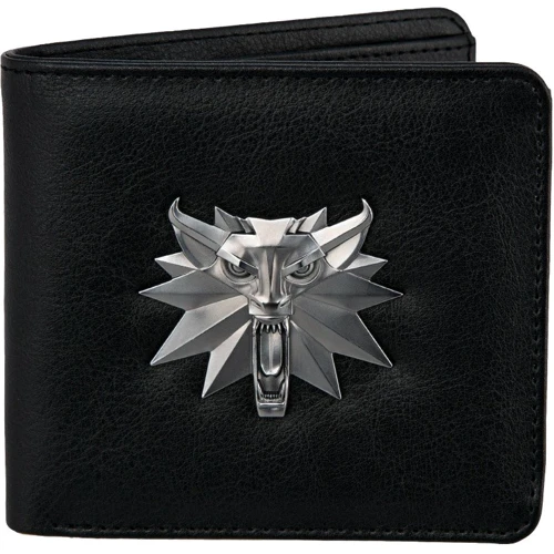 Портмоне Jinx The Witcher 3 White Wolf Bi-Fold Wallet-One Size-Black чорне (JINX 9275WA-BKA-OS-JNX)