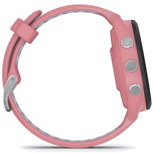 Смарт-часы Garmin Forerunner 265S Black Bezel with Light Pink Case and Light Pink/Powder Grey Silicone Band (010-02810-15): Материал ремешка Силикон