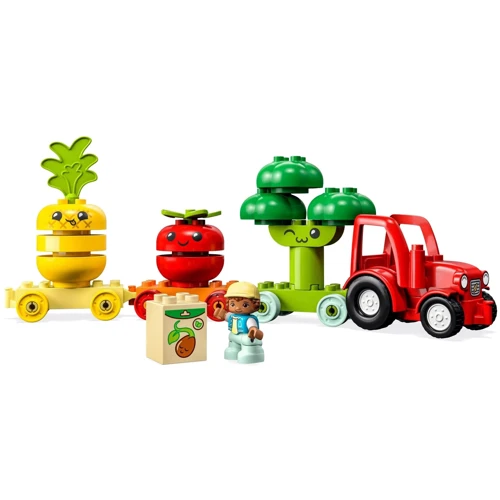 Конструктор LEGO DUPLO My First Трактор для вирощування фруктів та овочів 19 деталей (10982) фото 4