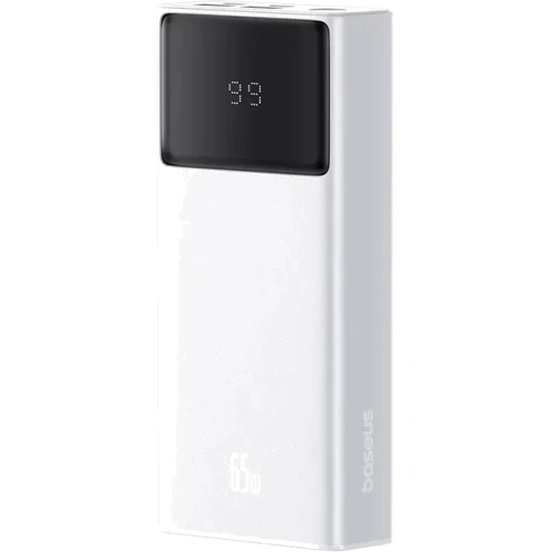 Внешний аккумулятор Baseus Power Bank 20000mAh Star-Lord Digital Display 30W White (P10022904213-00): Особенности С дисплеем, Компактный размер, Индикатор заряда