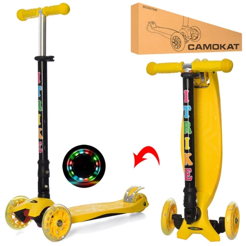 Самокат iTrike Maxi (JR 3-003-1-Y yellow): Количество колес 3