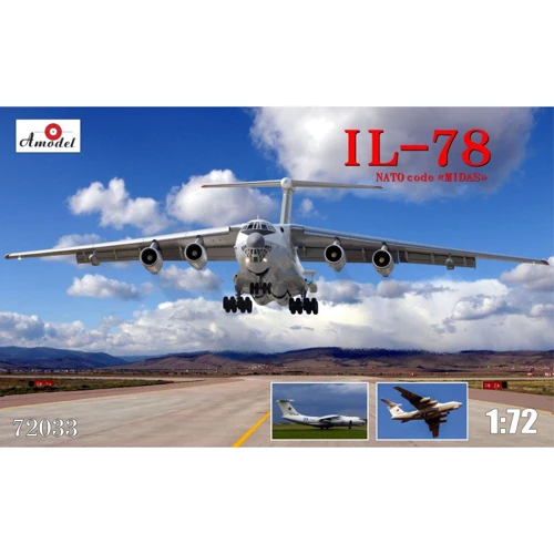 Модель Amodel Самолет-заправщик Ил-78 "Midas" (AMO72033)