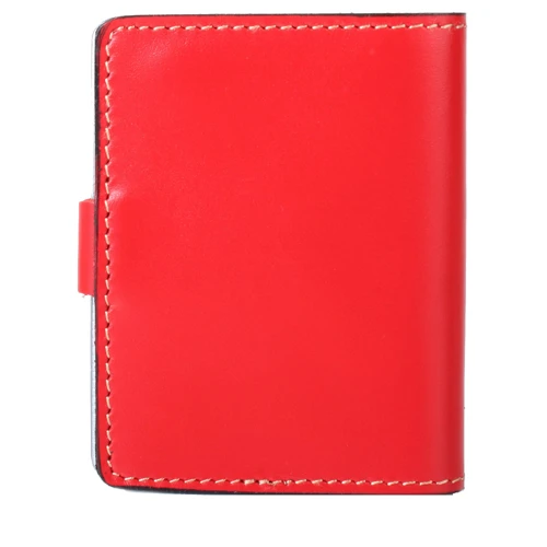 Женская визитница DNK Leather красная (DNK-Cards-Kcol-H): Формат кошелька Вертикальный