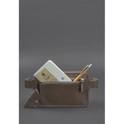 Жіноча поясна сумка BlankNote коричнева (BN-BAG-6-beige): Тип Сумки