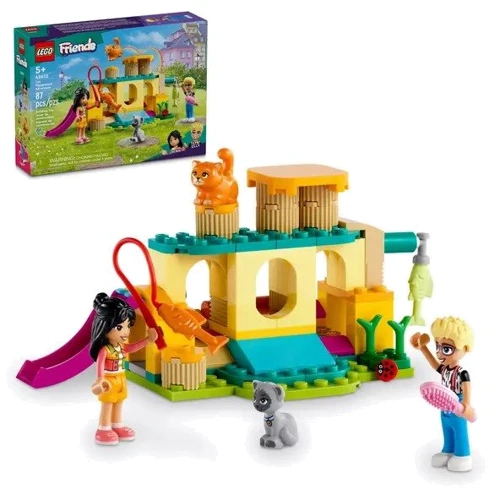 Конструктор LEGO Friends Пригоди на котячому ігровому майданчику (42612): Серія Friends