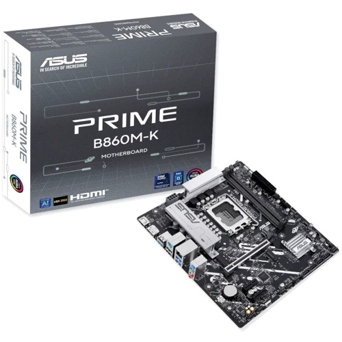 ASUS PRIME B860M-K: Оперативная память 2xDDR5 8800+ МГц, до 128 ГБ