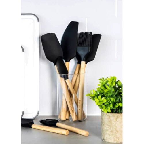 Лопатка для тесту KitchenAid Classic 30.1 см, чорна (KQG630OHOBE)