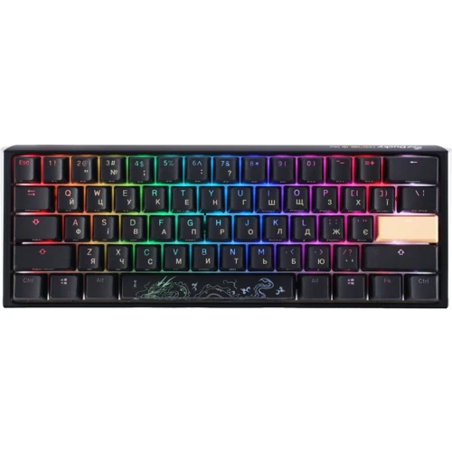 Клавиатура Ducky One 3 Mini Cherry MX Silent Red RGB Black UA (DKON2161ST-SUAPXCLAWSC1)