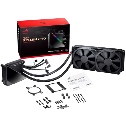 Кулер Asus ROG Ryujin 2x120mm Aura OLED (ROG-RYUJIN-240): Тип водяное охлаждение (СВО)