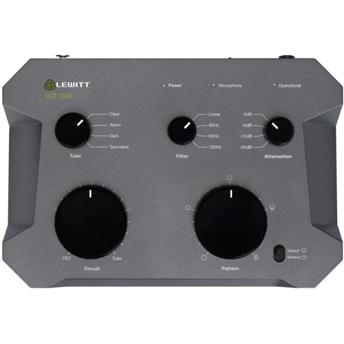 Студийный ламповый микрофон Lewitt LCT 1040 (22-07-19-01): Разъем XLR