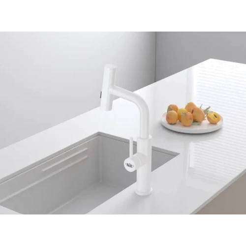Смеситель для кухонной мойки Nett LW-35 White