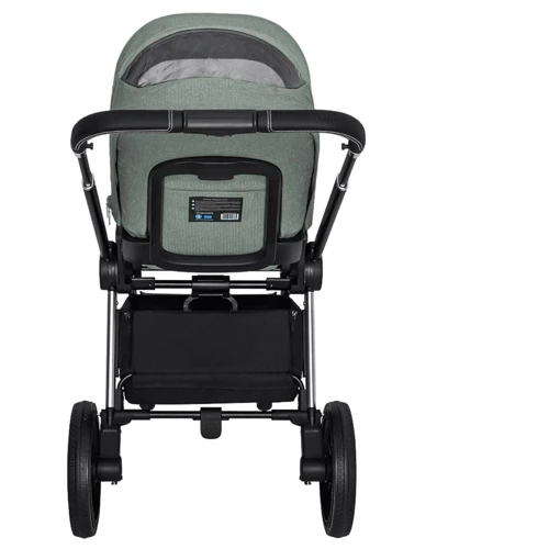 Универсальная коляска 3 в 1 Carrello Optima CRL-6504 Nordic Green: Материал колес резина