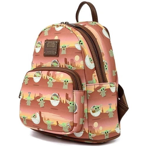 Рюкзак Loungefly Star Wars The Mandalorian - The Child Baby Yoda Mini Backpack (STBK0201): Тип Городской рюкзак