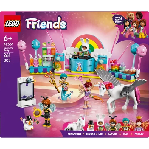 Конструктор LEGO Friends Костюмированная вечеринка с единорогом и феей (42661)