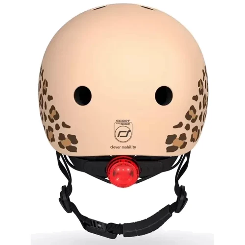 Шлем детский Scoot and Ride Леопард с фонариком 45-51см (SR-181206-LEOPARD): Производитель Scoot&Ride