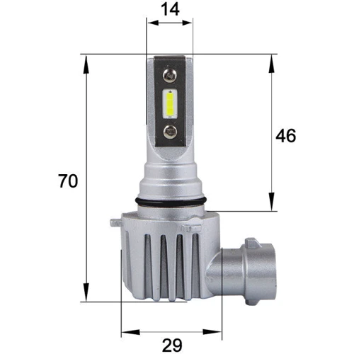 LED лампы Sho-Me F3 9006 20W: Цветовая температура, K 6500